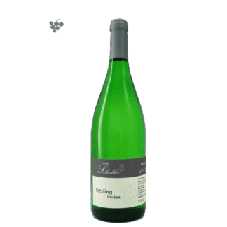 fruchtiger Riesling Schoppenwein trocken von der Mosel in der praktischen Literflasche
